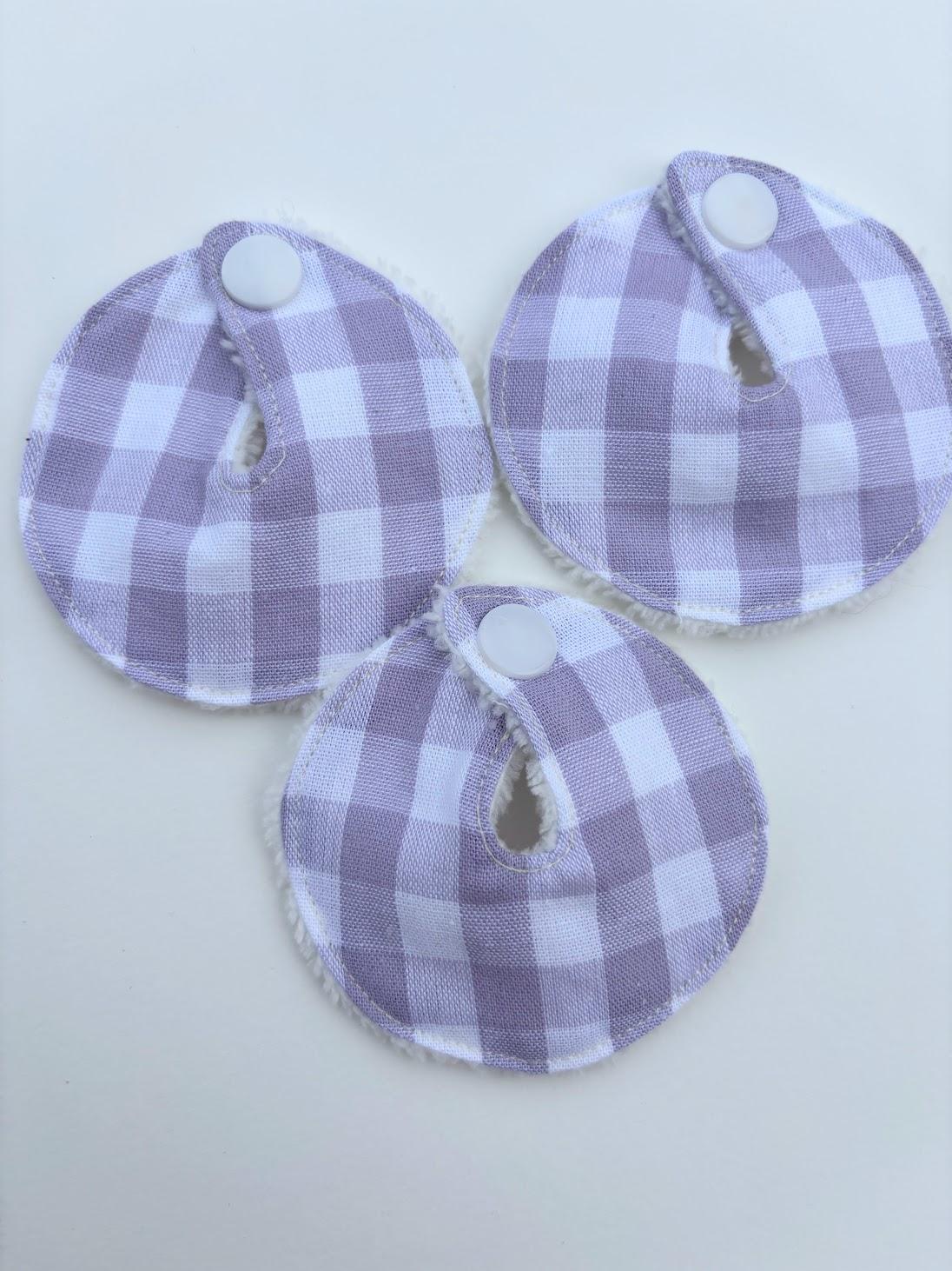 Trio de lingettes lavables en bambou