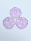 Linegettes pour gastrostomie avec motifs coeurs