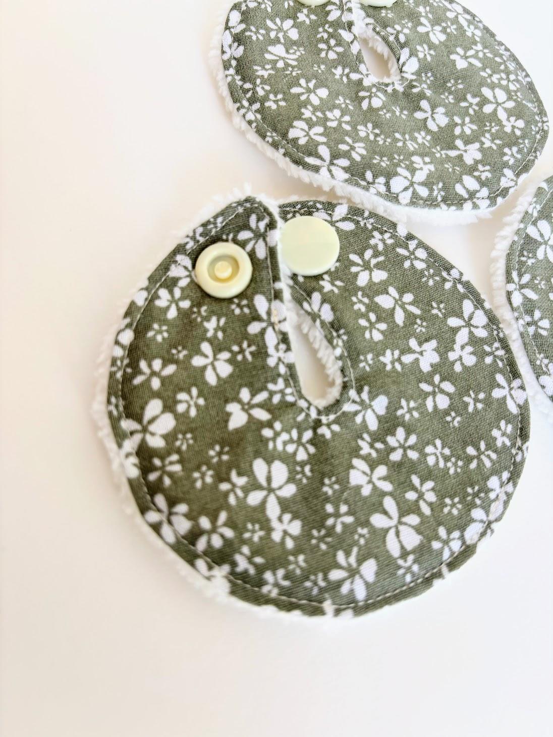 G pad fleuri en bambou Oeko Tex