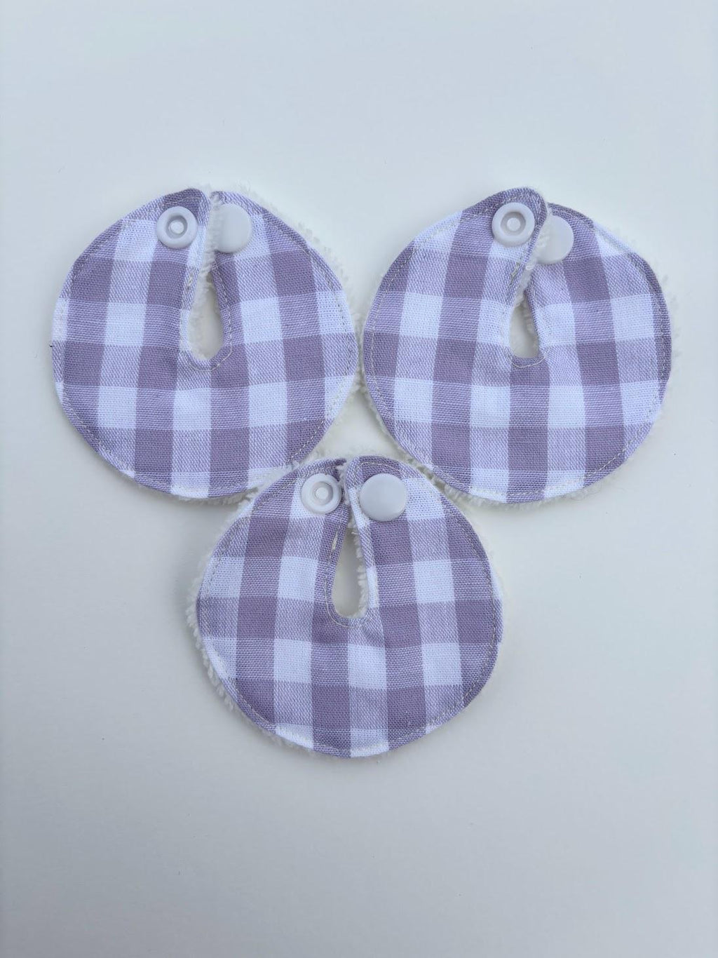 Lingette ronde lavable gastrostomie sonde