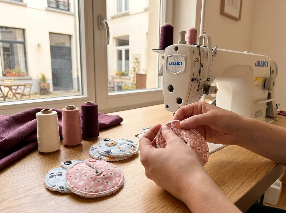 Naaiatelier van Bidoo in Brussel