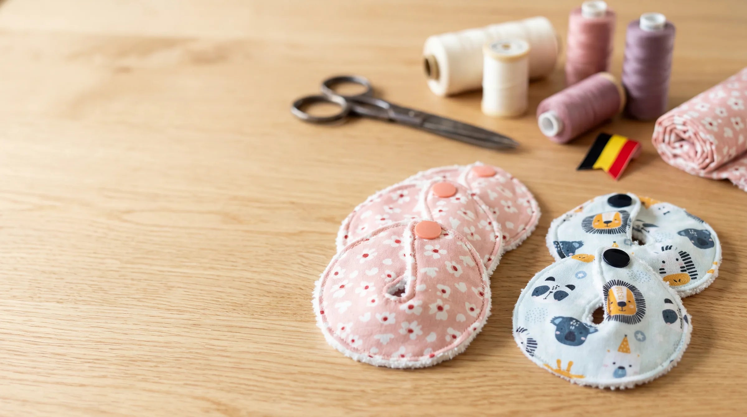 Lingettes textiles lavables Bidoo pour bouton de gastrostomie MIC-KEY